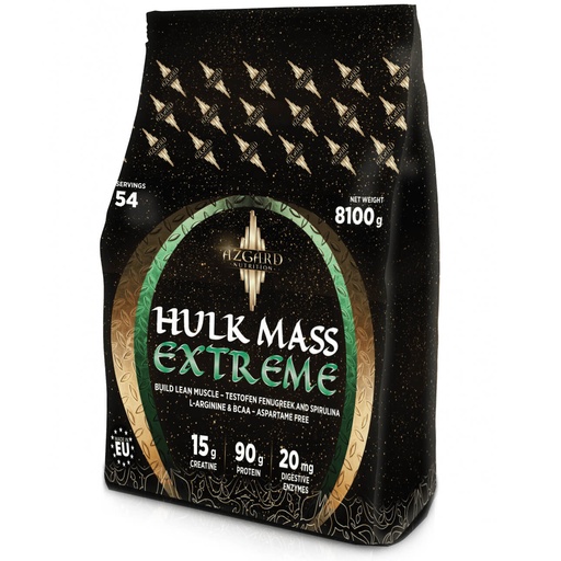 [5999569360210] Azgard Nutrition Hulk Mass Extreme-54Serv.-8100G.-Cookiess &Cream