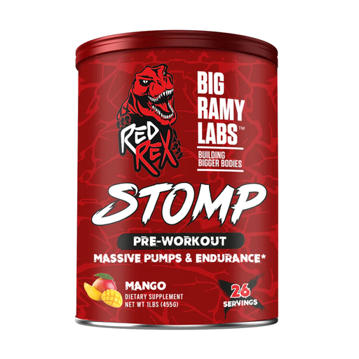 [6223007823388] Big Ramy Labs Stomp Pre-Workout-455G-26serving-Mango