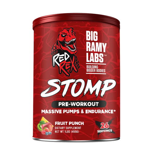 [6223007823548] Big Ramy Labs Stomp Pre workout-455G-26serving-Fruit Punch