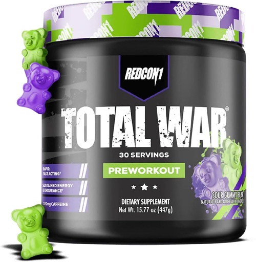 [850004759196] Redcon1 Total War- 30 Serv.-Sour Gummy Bear