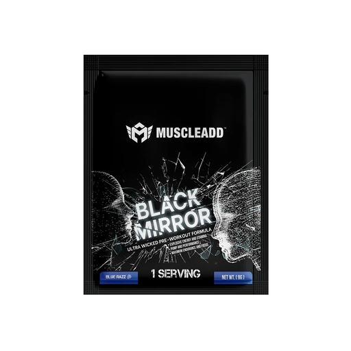 [6223007821261] Muscle Add Black Mirror -9G -1 Serv-Blue Razz
