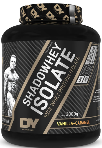 [50607638906400] Dy Nutrition Shadowhey Isolate 100% Whey Protein Isolate-2000G.-66Serv.-Vanilla-Caramel