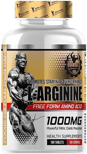 [850026619256] Dexter Jackson L-Arginine-1000MG -180 Tablets Nitric Oxide Precursor