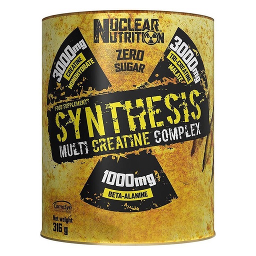 [5902610931437] Nuclear Nutrition Synthesis Multi Creatine Complex+1000mg Beta-alanine-40Serv.-316G.-Strawberry