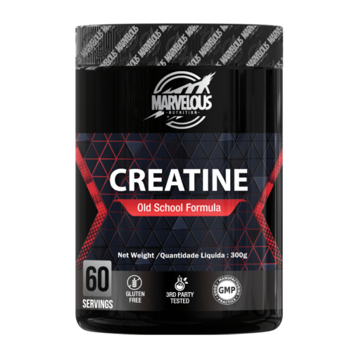 [634240129490] Marvelous Nutrition Creatine Old School Formula-300G.-60Serv.-Unflavored