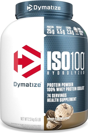 [705016353200] Dymatize ISO100-2.3KG. -74Serv.-Cookies& Cream