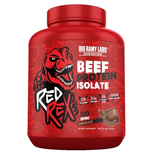 [6223007823036] Big Ramy Labs Red Rex Beef Protein Isolate-1.8KG-60 Serv.-Chocolate