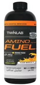 [027434016049] Twinlab Amino Fuel Liquid – 946 ML - Orange Rush Flavored
