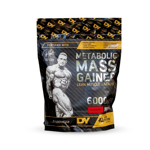 [5060763892064] Dy Nutrition Metabolic Mass Gainer -6000 Gm -40 Serv -Strawberry