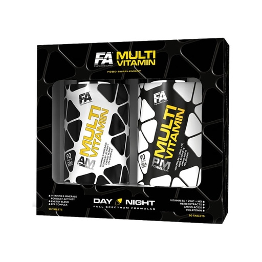 [5902448253824] FA Nutrition MultiVitamin AM PM Formula - 2×90 Tablets