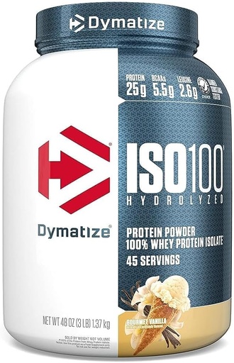 [705016353156] Dymatize ISO100-1.4KG-42Serv.-Gourmet Vanilla