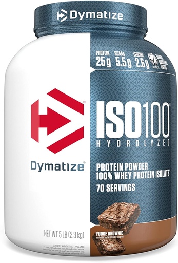 [705016500406] Dymatize ISO100-2.3KG. -70Serv.-Fudge Brownie