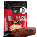 BSN - True Mass - 4.71 Kg- 15 Servings - Vanilla Ice Cream + Back belt energy