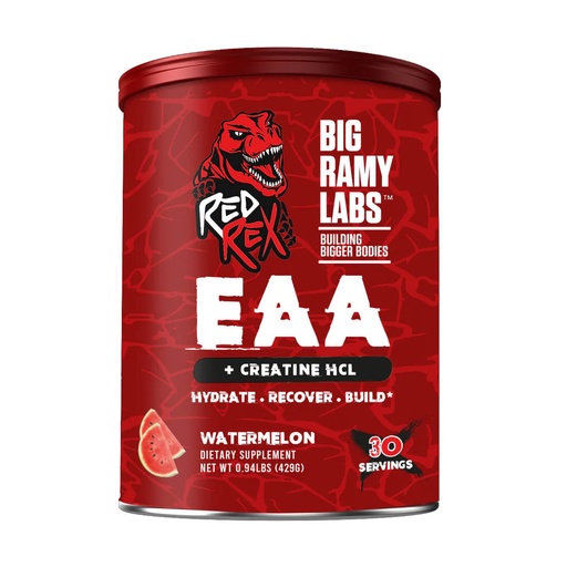 [6223007823333] Big Ramy Labs Red Rex EAA+Creatine HCL-429g-30Serv. - Watermelon