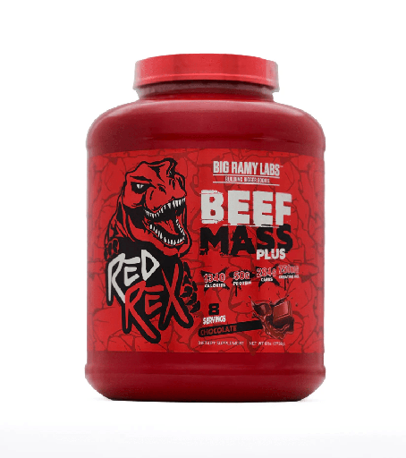 [6223007823166] Big Ramy Labs Red Rex Beef Mass Plus-2.71KG-8serv.-Chocolate
