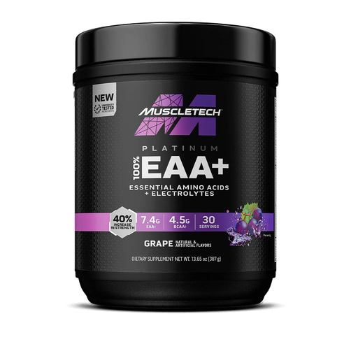 [631656717570] Muscletech EAA+ Essential Amino Acids+ Electrolytes-.30serv-Grape.