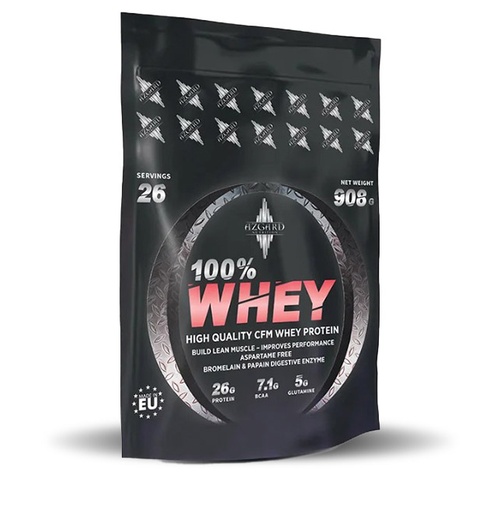 [5999569361743] Azgard Nutrition 100% Whey High Quality CFM Whey Protein - 26Serv. - 908gm. - Banana