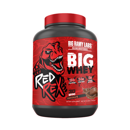 [6223007824200] Big Ramy Labs Red Rex Big whey-1KG-30 serv.-Chocolate