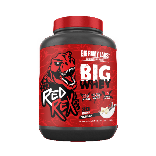 [6223007824224] Big Ramy Labs Red Rex Big whey-1KG-30 serv.-Vanilla