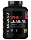 Fit Legend %100 whey Legend Protein-2.3KG-72Serv.-Strawberry