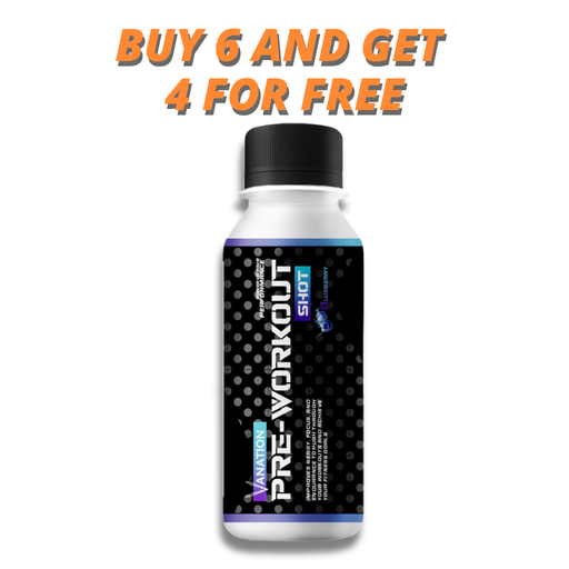 [2569845] Buy 8 Vanation Pre-Workout Pump Shot- 60ml -1Serv.-BlueBerry - Get 4 For Free