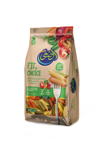 [6223000663998] Al Doha Fit Choice-Tricolor Veggie Pasta-400 Gm
