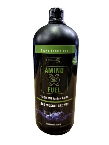 [722777859611] Supplement X Amino Fuel Liquid-945Ml-21Serv Blueberry